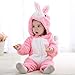 Michley Unisex Baby Romper Winter and Autumn Flannel Jumpsuit Animal Cosplay Outfits