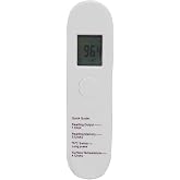 No-Touch Forehead Thermometer, LCD Digital Infrared for Adults | Ultra-Sensitive Sensors, Large LED Digits, Quiet Vibration Feedback, Non Contact