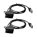 TUSITA [2-PACK] Charger With Reset Button for Fitbit Alta/Fitbit Ace - USB Charging Cable Clip Cradle 100cm - Smart Fitness Activity Tracker Accessories