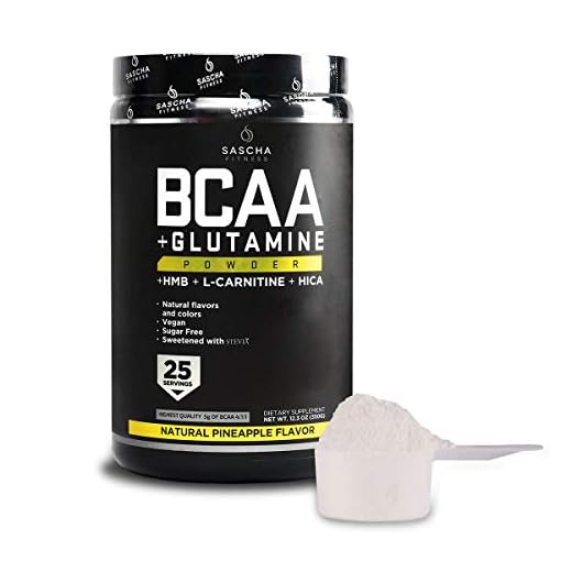 Sascha Fitness BCAA 4:1:1 + Glutamine,HMB,L-Carnitine, HICA | Powerful and Instant Powder Blend with Branched Chain… - Image 5