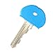 Uniclife Key Cap Rings, 50 Pack, 8 Assorted Colors Key Identifier Tag Covers
