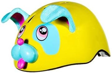 Raskulls 3-D Helmet with Shock Absorbing EPS Inner Shell, in Puppy
