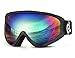 Odoland Snow Ski Goggles S2 Double Lens Anti-Fog Windproof UV400 Eyewear for Adult and Youth-Skiing, Snowboarding, Motorcycle Cycling and Snowmobile Winter Outdoor Sports Protective Glasses