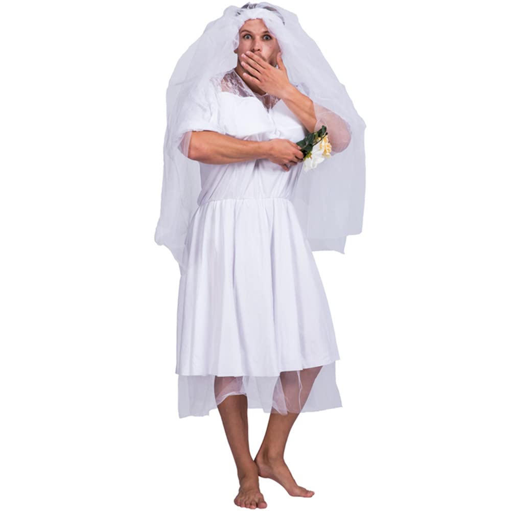 EraSpooky Mens Stag Party Bride Drag Queens Comedy Costume Hen Party Outfits