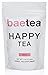 Baetea Happy Tea: Natural Pick-Me-Up, 25 Servings, with Hibiscus, Rose Hips, and Peppermint. Ultimate Way to Revitalize The Mind and Body