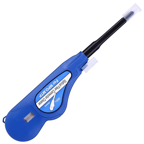 NovaGrowth Fiber Optic Cleaner for MTP/MPO Connector, Over 500 Times Cleans,Fiber Endface Cleans & Optical Connector Cleans(Blue)