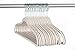 50 Pack Clothes Hangers Black Velvet Hangers Clothes Hanger Ultra Thin No Slip (Off White)