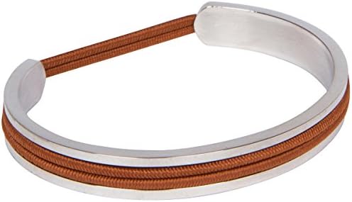Hair Tie Bracelet - Stainless Steel Cuff with Improved Universal Size