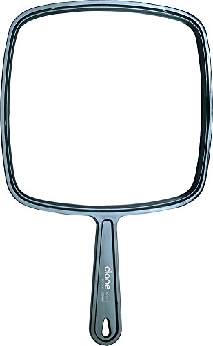 Diane TV Mirror, Large, Black, 9 x 12 Inches, 1 Count
