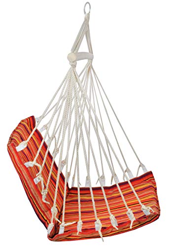 ISO TRADE Hängesessel mit Gestell Hängematte Hängeschaukel Schwebesessel Matte Outdoor aufhängung max. Belastung 120kg… – Bild 5