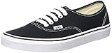 Vans Unisex Authentic Skate Shoe Black 44 M EU / 10.5 D(M) US