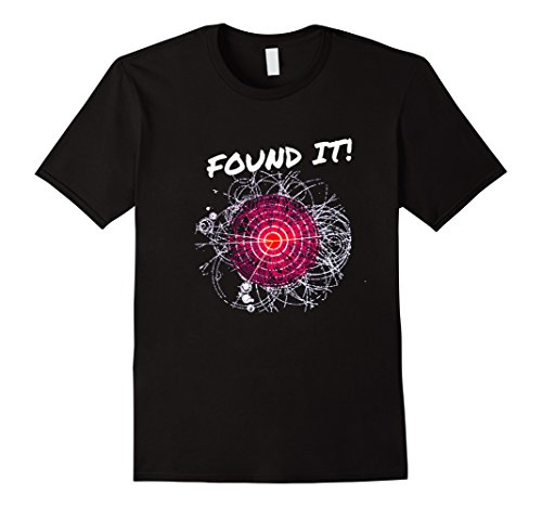Men's Found It! Higgs Boson Accelerator Particle Science T-Shirt 3XL Black