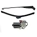 Triumilynn 12V Electric UTV Windshield Wiper Motor Kit Hard Coated Polycarbonate for Polaris Ranger RZR 900 1000 (Motor + Wiper)