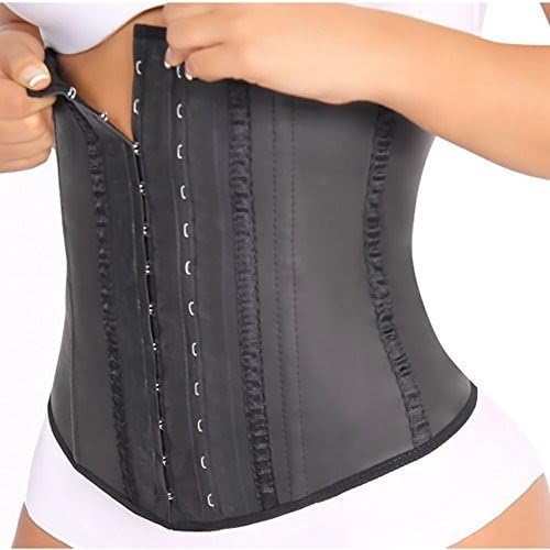 Perfection Body Shapers - Colombian 3 Hooks Latex Waist Trainer (Fajas). Post Surgical Garment (Large)