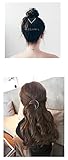 Jaciya 14pcs Minimalist Dainty Gold Hollow Geometric Alloy Hairpin Hair Clip Clamps,Circle, Triangle and Moon