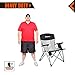 KingCamp Camping Chair Mesh High Back Ergonomic with Cup Holder Armrest Pocket Headrest Breathable Folding Portable Oversized Heavy Duty, Supports 330 lbsthumb 3