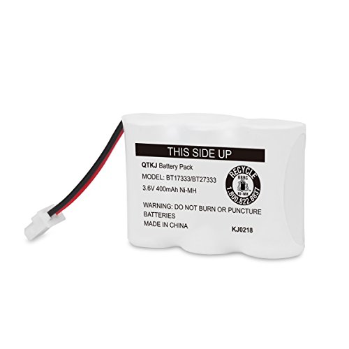 QTKJ BT17333 BT27333 battery for Vtech Cordless Phone BT17233 BT27233 BT163345 BT263345 CS2111 AT&T 01839 Sanyo CLT3500 GESPCH06 Radio Shack CS90174 12280731 23-956 23-9069 Cordless Handsets (3-Pack)