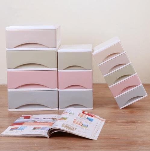 LARARHEE-Home Drawer Desk Desktop Sundries Organizer Stationery Makeup Storage Box