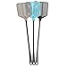 OFXDD Rubber Fly Swatter, Long Fly Swatter pack Pest Control, Fly Swatter Heavy Duty, Assorted Colors (3 Pack)