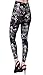 VIV Collection Plus Size Printed Brushed Leggings (Goth Expression)