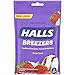 HALLS Throat Soothing (Previously HALLS Breezers) Creamy Strawberry Throat Drops, 25 Drops