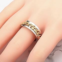 Udolfly Mens Fidget Rings Anxiety Rings for Men