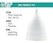 Pixie Menstrual Cup - No Metals or Toxins - Ranked 1 for The Most Soft Reusable Period Cup - Wear 12 Hours - 100% Medical-Grade Silicone - Tampon Alternative (Sea + White, 2 Count (Pack of 1))