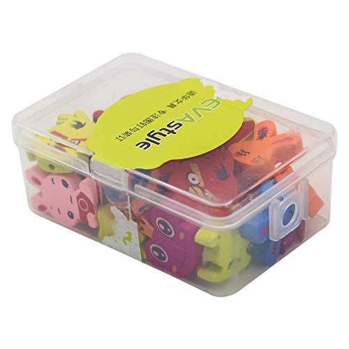 image for MoMaek 30Pcs Adorable Animal Thumbtacks Colorful Decorative Pushpins f