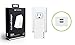mophie Dual Port High Power (4.2 Amp) Wall Travel Charger for mophie Juice Pack Battery Case, Powerstation, Tablets & All USB Powered Devices - White