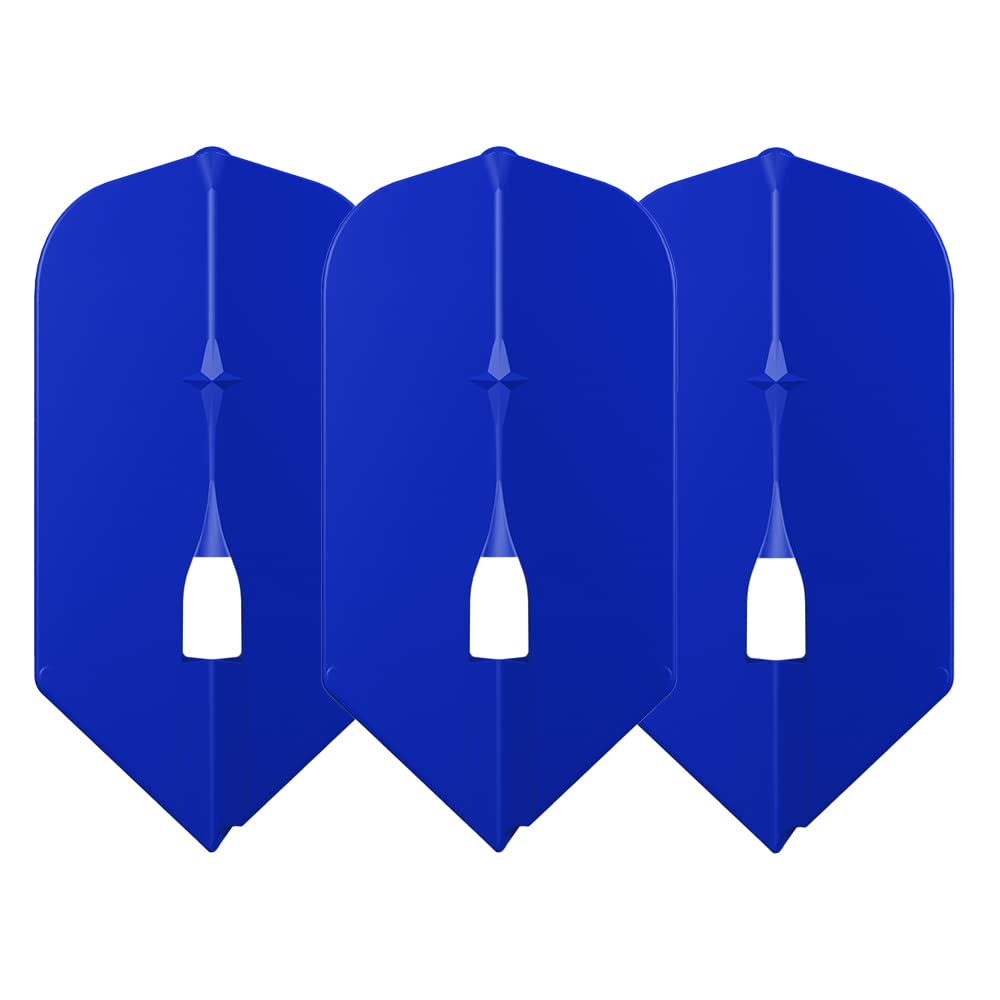 L-Style Dart Flights L6 Pro | Champagne Ring | Slim | Blue | (LS584)