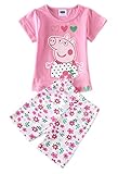 Yuting Little Girls Peppa Pig Short T-shirt Pants Sets ,Summer Play Wear Sets 1-6y