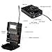 Fotowelt 6 Channels UHF Wireless Lavalier Microphone System Youtube Video Studio Recording Microphone Podcast Stream Microphone Applicable for DSLR Cameras, iPhone, Canon, Nikon, Sony &Camcorders