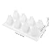 OUNONA 8 Lattices Pine Cone Shaped Silicone Mold Baking Tools for Cakes Mousse Ice Cream Chocolate