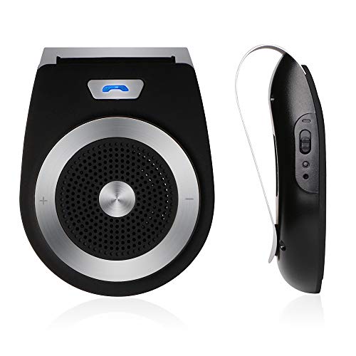 Bluetooth Speakers for Car Hands-Free Speakerphone Bluetooth 4.1 Wireless Car Kit Stereo Music Receiver for Safely Driving with Siri Google Assistant Voice Command - Thumbnail 7
