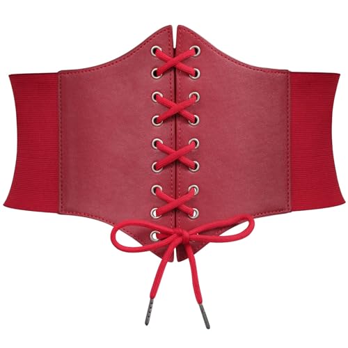 WERFORU Women's Wide Elastic Corset Belt