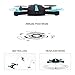 IDEA6 RC Drones Quadcopters with Camera Wifi 720P HD FPV for Selfie Live Video,4CH 2.4Ghz 6 Axis LED RTF,Altitude Hold,Headless Mode,3D Flip,One key to return,Track Flying,Gravity Sensor,Bonus Battery