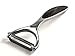 New Easy Peeler Y Shape For Vegetables And Fruits, Solid 1-Piece Premium Zinc Alloy, Swivel Stainless Steel Twin Blade, Peel Potato, Carrot, Apple, Cucumber, Best Professional Chef Kitchen Quality