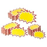 Starburst Sale Price Tags 2x3, 3x5, 4x6 inch