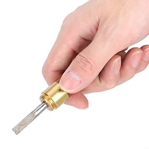 Wooden Leather Edge Beveler High Carbon Steel Edge Skiving Leather Wooden Case Leather Tools for Round Off Edges Beveling Leather Work(1.5mm)