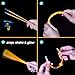 120PCs Glow Sticks Bracelets Set（Including 20PCs Glow Sticks and 100PCs Jewelry Beads）for Halloween Party Favors, Halloween Decorations and Glow in Dark Party Supplies