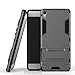 Cocomii Iron Man Armor Sony Xperia XA Case, Slim Thin Matte Vertical & Horizontal Kickstand Reinforced Drop Protection Fashion Phone Case Bumper Cover Compatible with Sony Xperia XA (Gray)