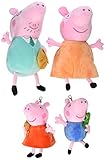 OliaDesign Piggy Family Plush Set (4 Pieces), Small