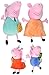 OliaDesign Piggy Family Plush Set (4 Pieces), Small
