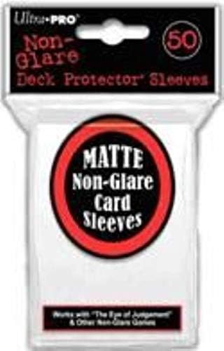 Ultra Pro SLEEVES Pro-Matte D10 Card Game (Small, Clear), Non Glare Clear