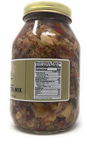 Granzella's New Orleans Style Muffuletta Olive Salad Mix (24 oz jar)