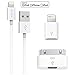 Apple MFI Certified Lightning Cable, Smartgik® Lightning to USB Cable 3ft; Micro Usb to 8-pin Adapter & 30pin to Micro Usb Charger for Apple Iphone 4 5 5s 5c 6 6s Plus Ipod Ipad Mini Air 2 3 4 iOS9