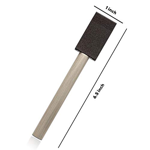 ARTY KRAFTS Disposable Foam Brushes for Painting, 1 inch Foam Paint