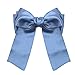 6 Pcs Large Big Huge Soft Silky Hair Bow Clip Lolita Party Oversize Handmade Girl French Barrette Style Hair Clips (Barrettes)