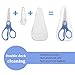 Premium Safety Portable Cutter - Ceramic Scissors Healthy Baby Food Scissors(1 Pack)