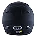 WOW Motorcycle Full Face Helmet Street Bike Matt Black, Size M (55-56 CM,21.7/22.0 Inch)